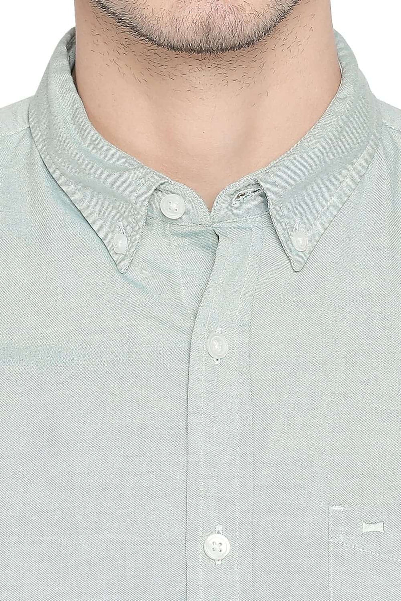 BASICS SLIM FIT OXFORD SHIRT