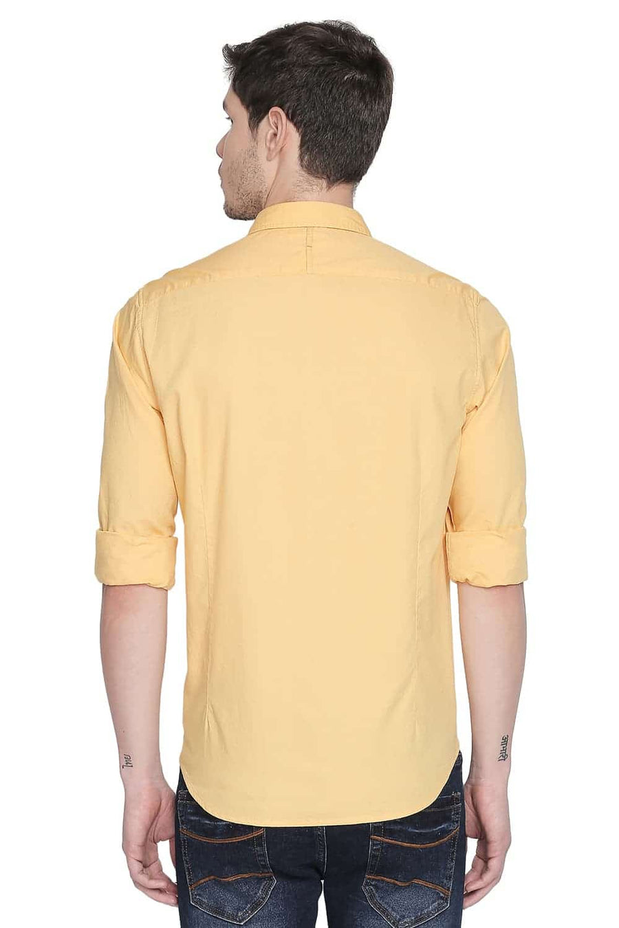 BASICS SLIM FIT SAMOAN SUN STRUCTURE SHIRT