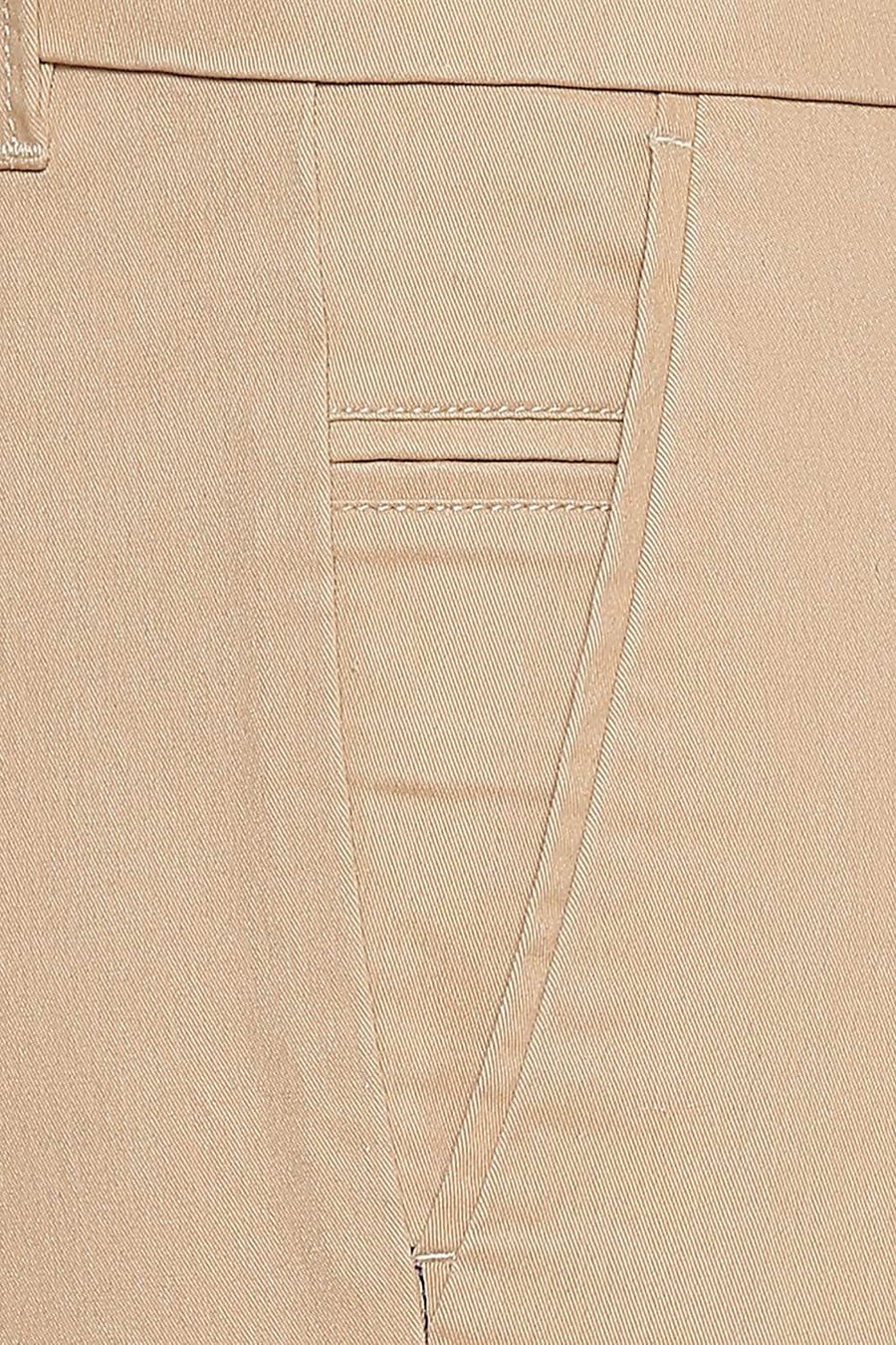 BASICS COMFORT FIT LARK TWILL STRETCH SHORTS