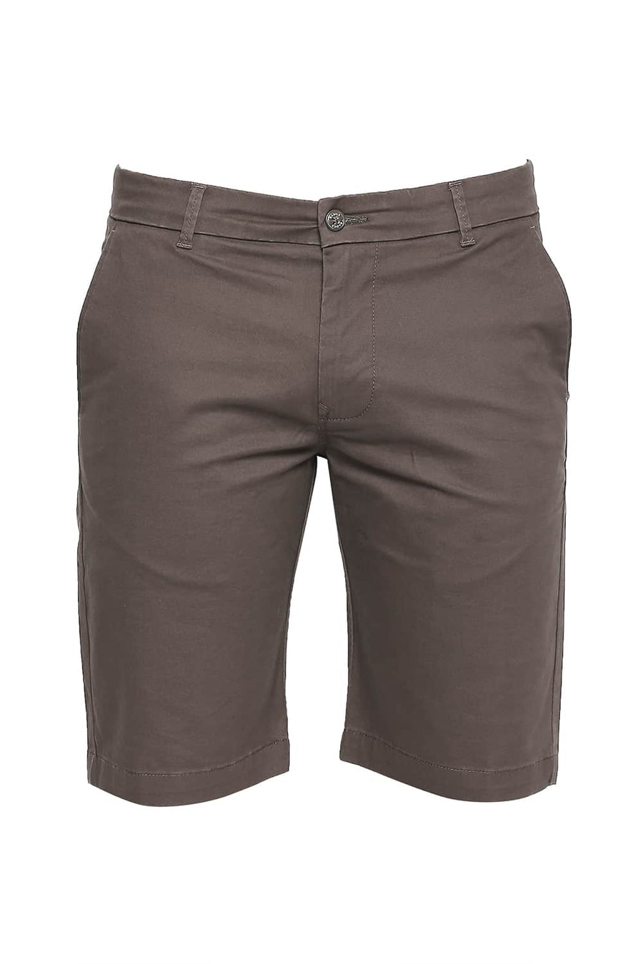 BASICS COMFORT FIT RAIN DRUM TWILL STRETCH SHORTS