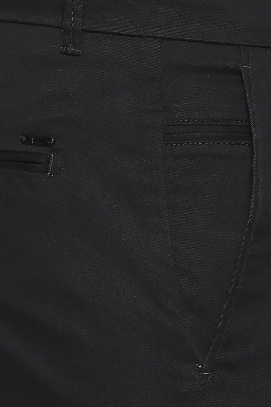 BASICS COMFORT FIT MOONLESS NIGHT TWILL STRETCH SHORTS