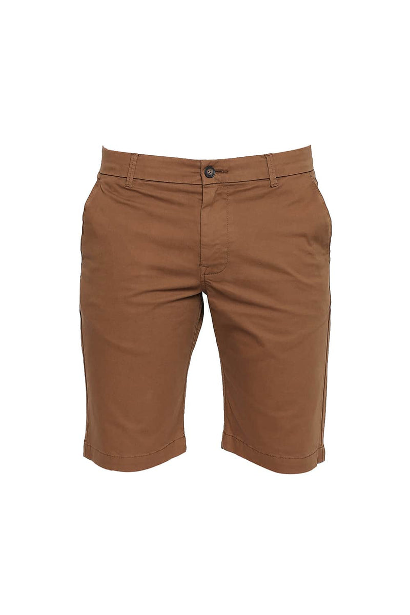 BASICS COMFORT FIT TWILL STRETCH SHORTS