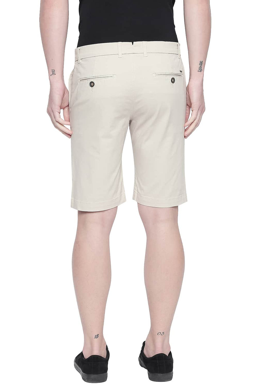 BASICS COMFORT FIT TIDAL FOAM TWILL STRETCH SHORTS