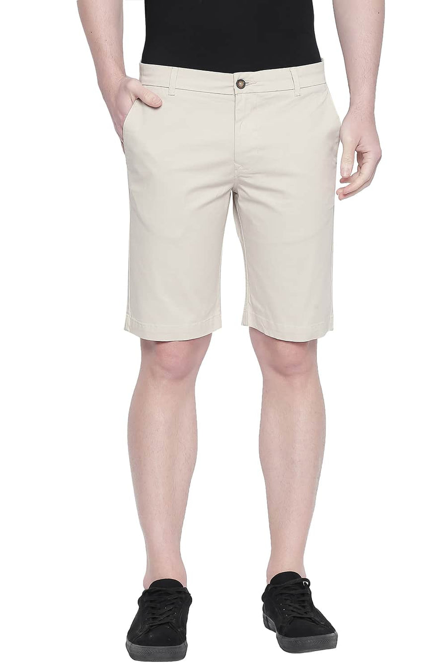 BASICS COMFORT FIT TIDAL FOAM TWILL STRETCH SHORTS