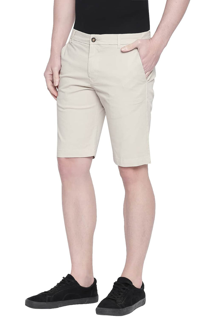 BASICS COMFORT FIT TIDAL FOAM TWILL STRETCH SHORTS