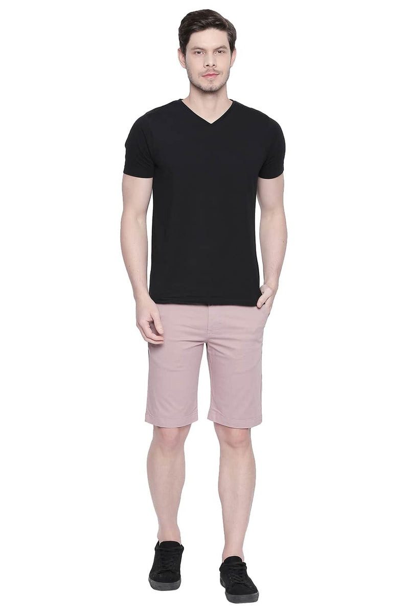 BASICS COMFORT FIT TWILL STRETCH SHORTS