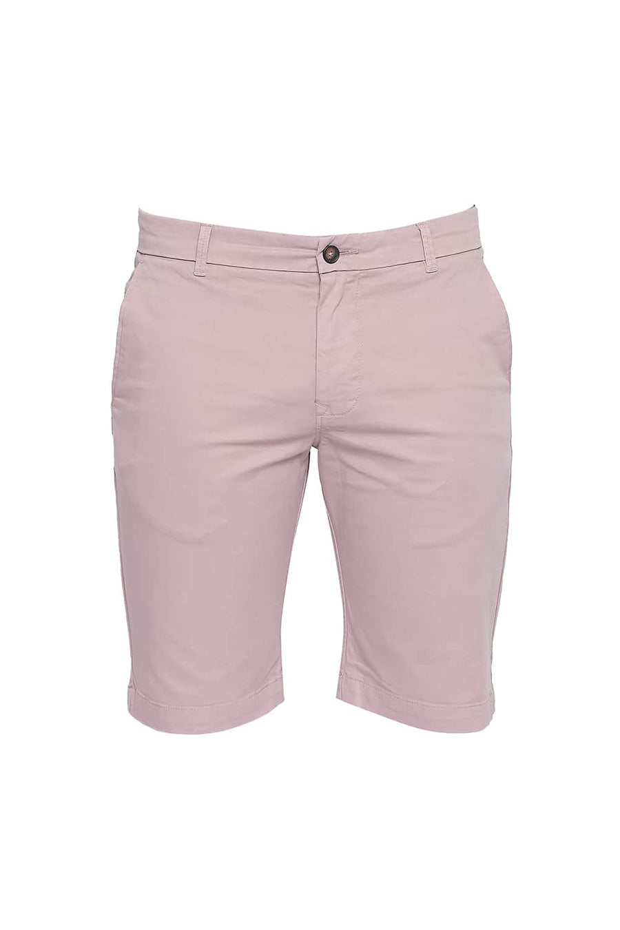 BASICS COMFORT FIT MESA ROSE TWILL STRETCH SHORTS