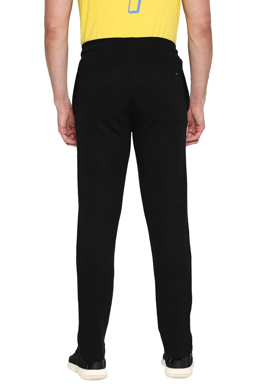 CSK ORIGINAL IPL MUSCLE SLIM FIT BLACK TRACK PANT