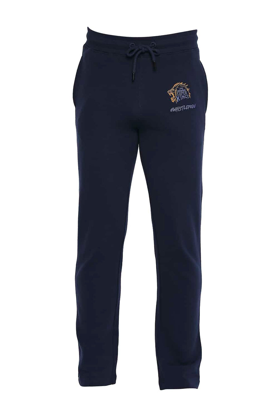 CSK ORIGINAL IPL MUSCLE SLIM FIT BLUE TRACK PANT