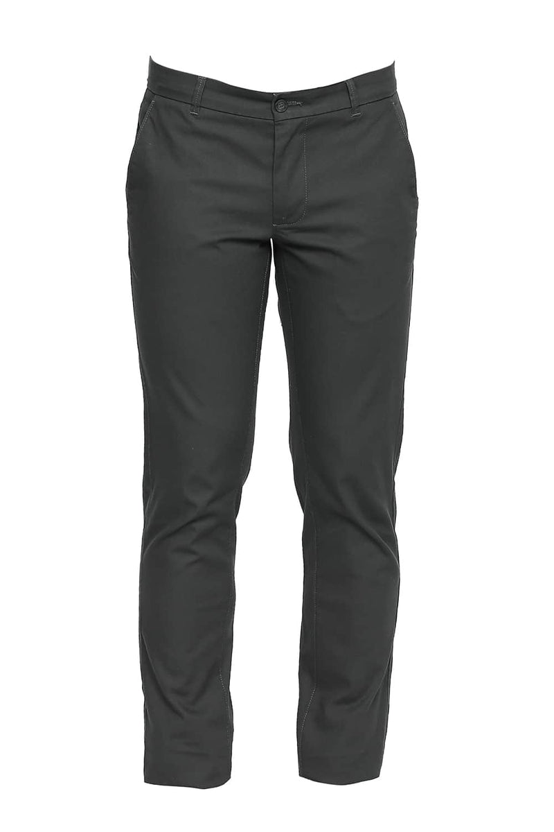 BASICS TAPERED FIT STRETCH TROUSER