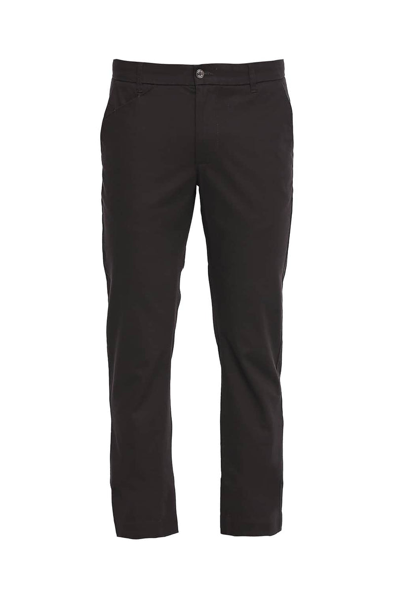 BASICS TAPERED FIT STRETCH TROUSER