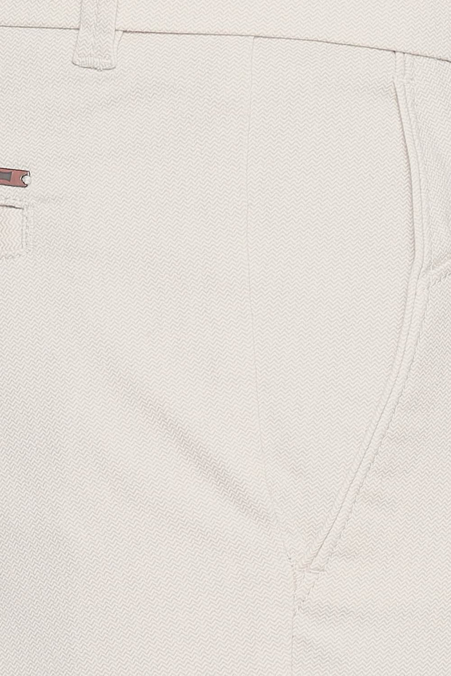 BASICS TAPERED FIT BIRCH STRETCH TROUSER
