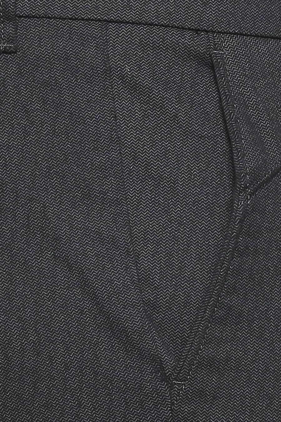 BASICS TAPERED FIT DARK SHADOW STRETCH TROUSER