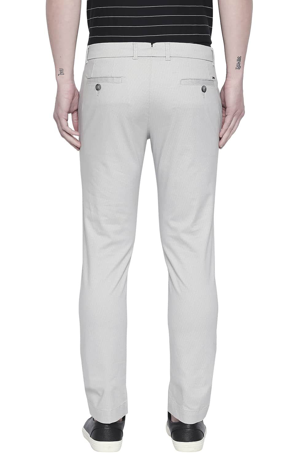 BASICS TAPERED FIT STRETCH TROUSER