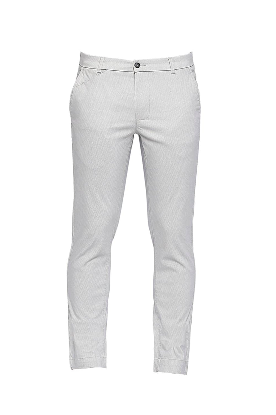 BASICS TAPERED FIT BELGIAN BLOCK STRETCH TROUSER