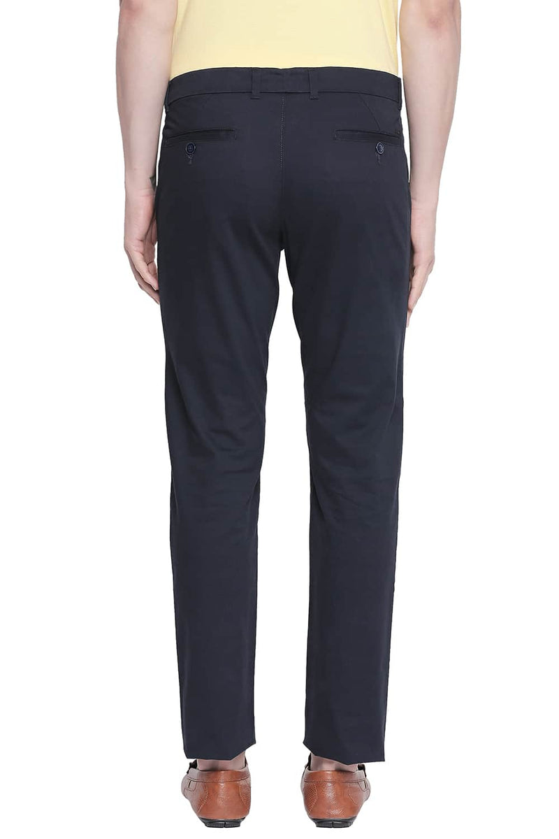 BASICS TAPERED FIT STRETCH TROUSER