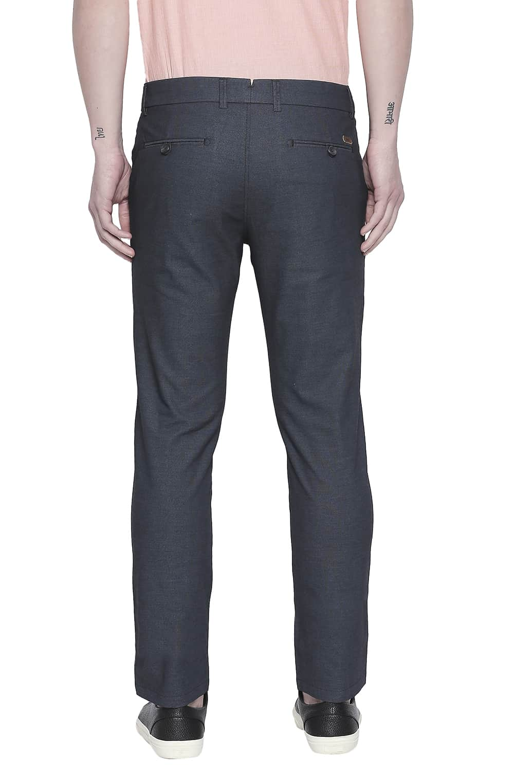 BASICS TAPERED FIT STRETCH TROUSER