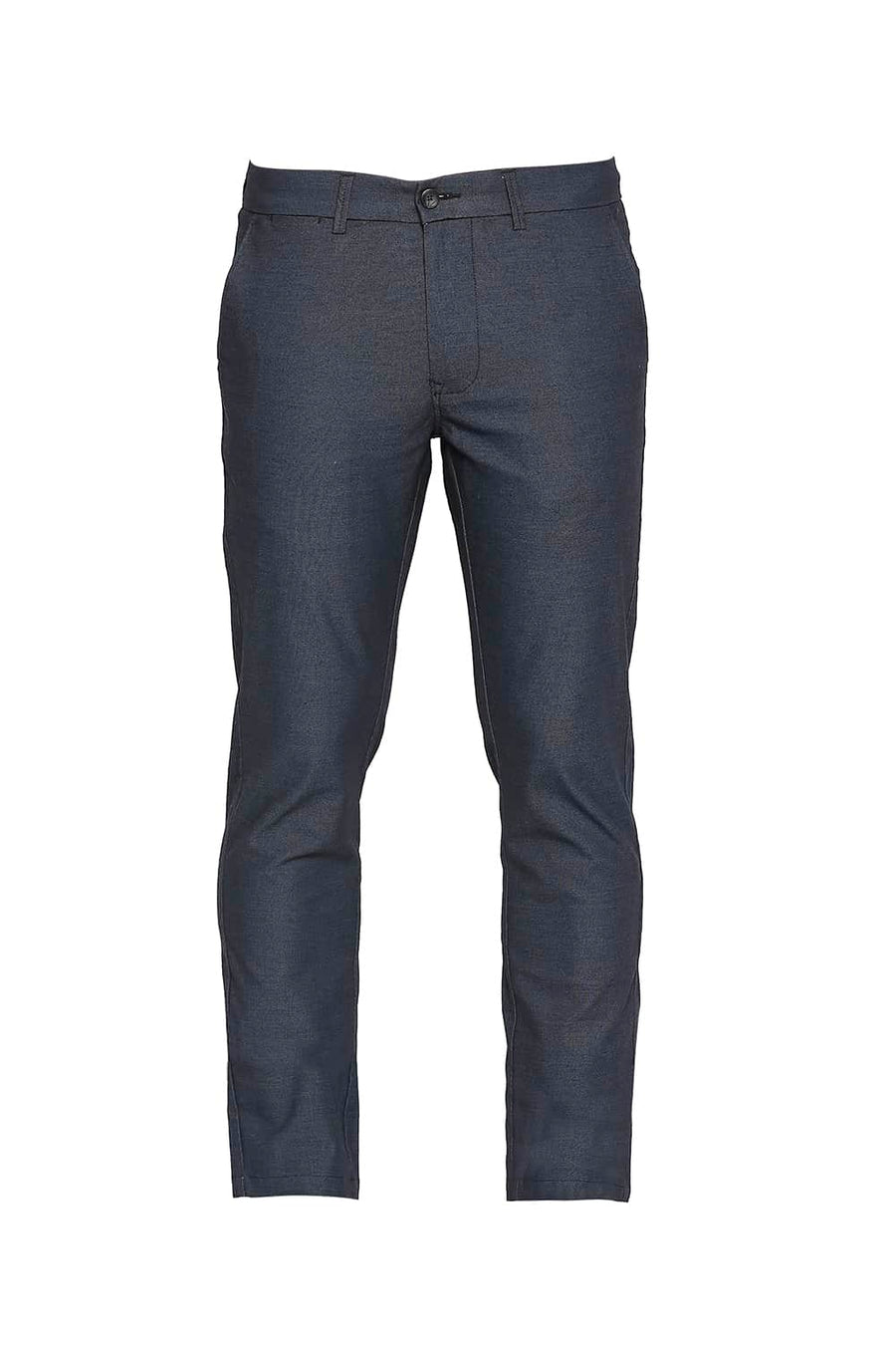 BASICS TAPERED FIT NAVY NIGHTS STRETCH TROUSER