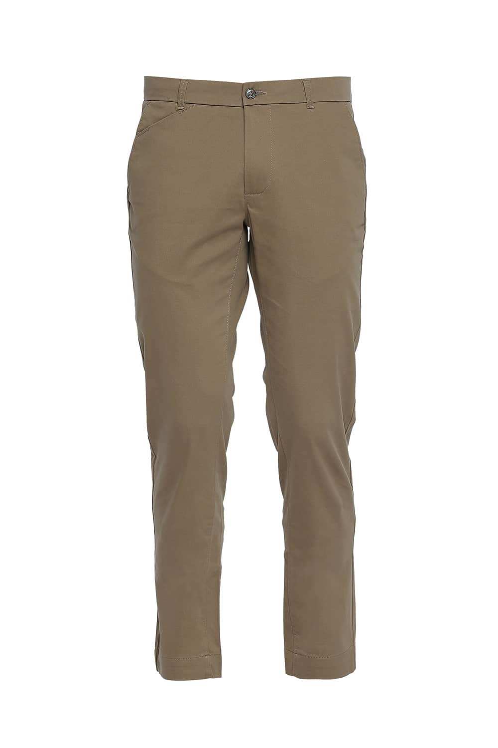 BASICS TAPERED FIT STRETCH TROUSER