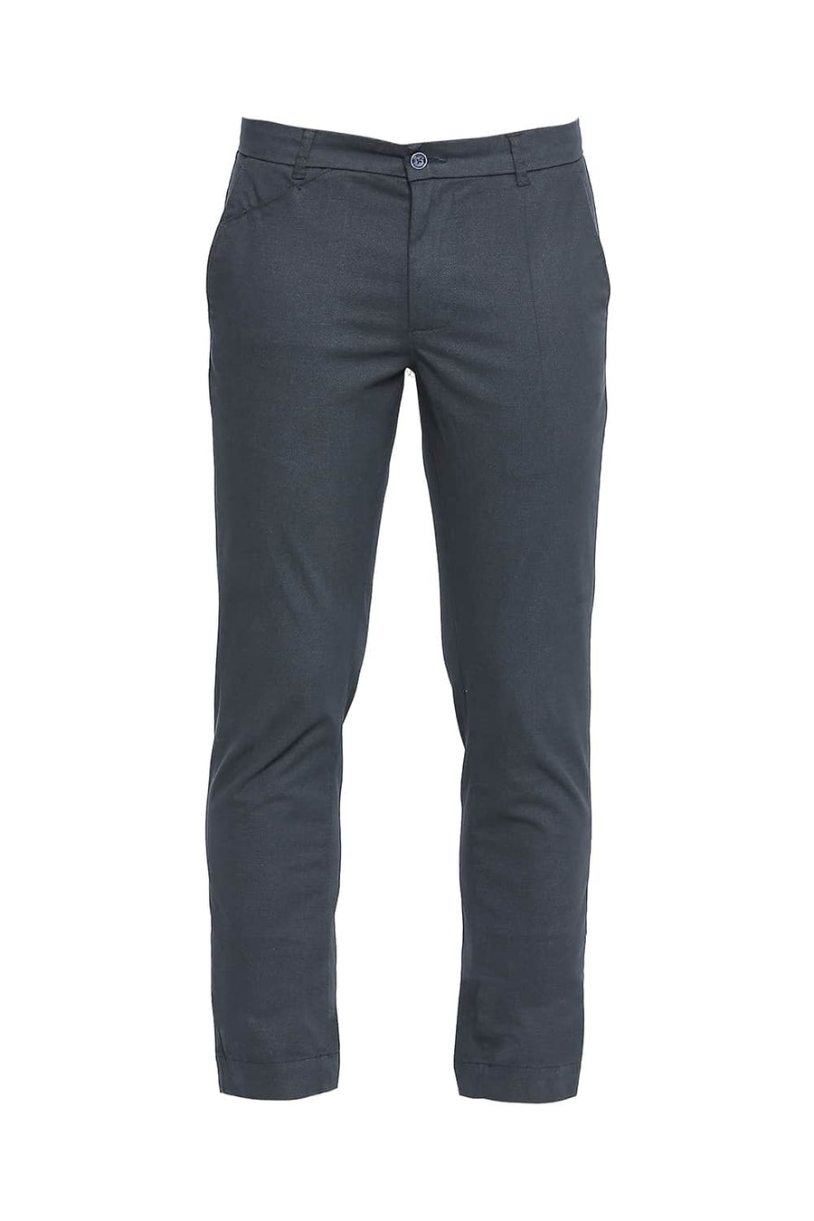 BASICS TAPERED FIT REFLECTING POND STRETCH TROUSER