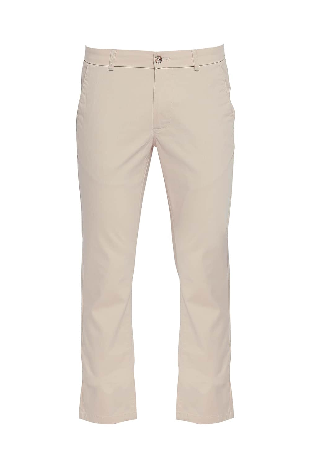 BASICS TAPERED FIT STRETCH TROUSER