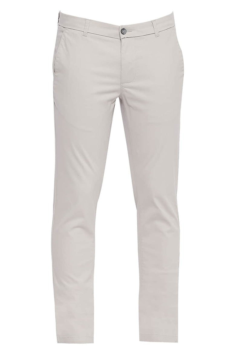 BASICS TAPERED FIT STRETCH TROUSER