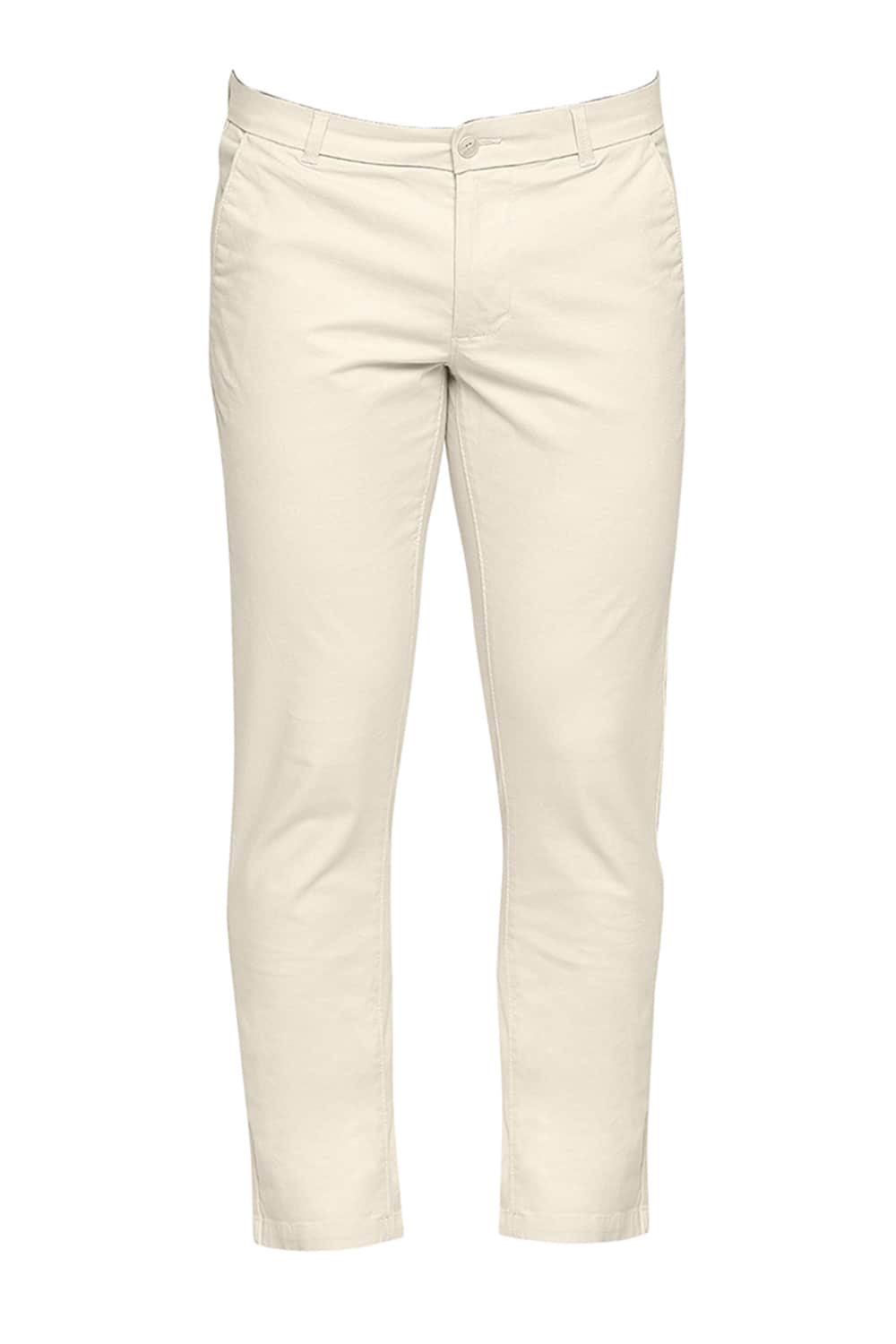 BASICS TAPERED FIT STRETCH TROUSER