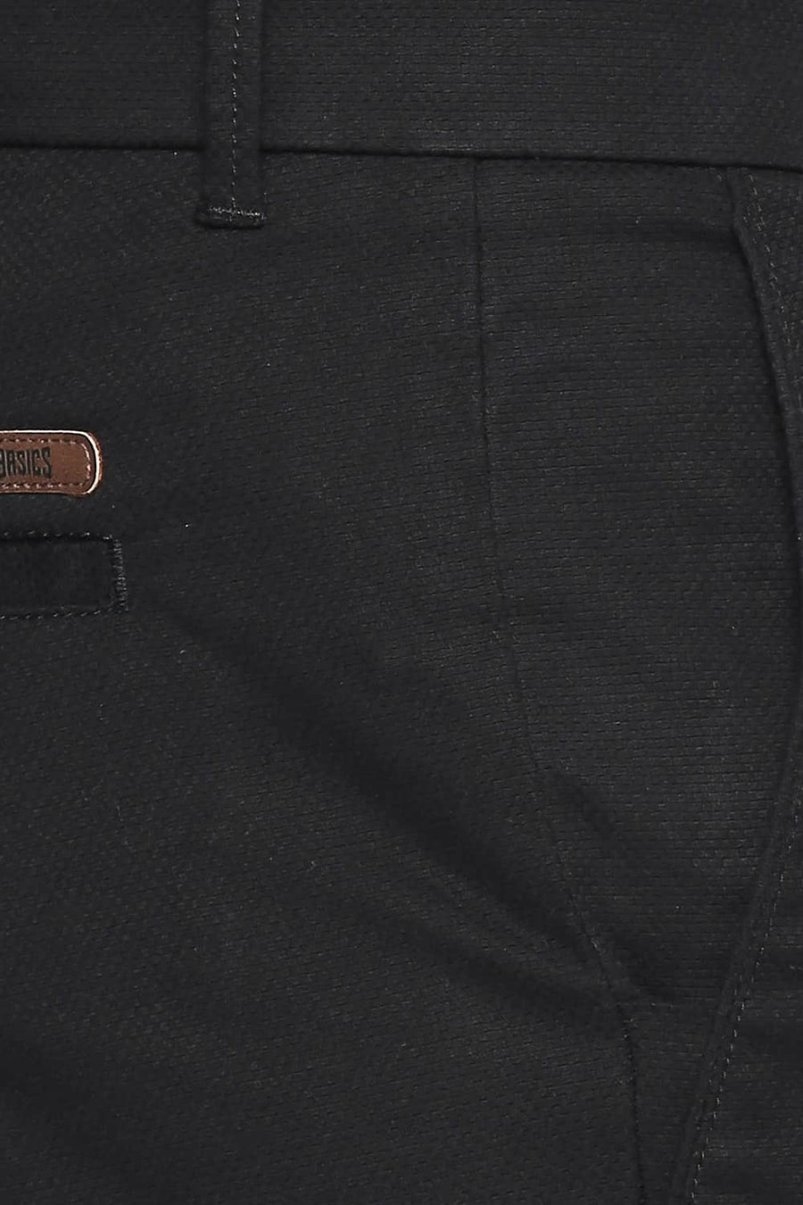 BASICS TAPERED FIT STRETCH LIMO STRETCH TROUSER