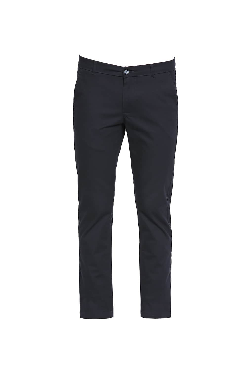 BASICS TAPERED FIT STRETCH TROUSER