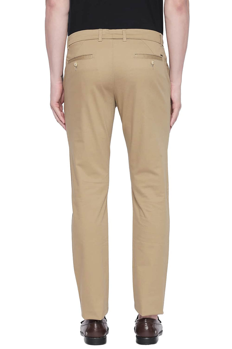 BASICS TAPERED FIT STRETCH TROUSER