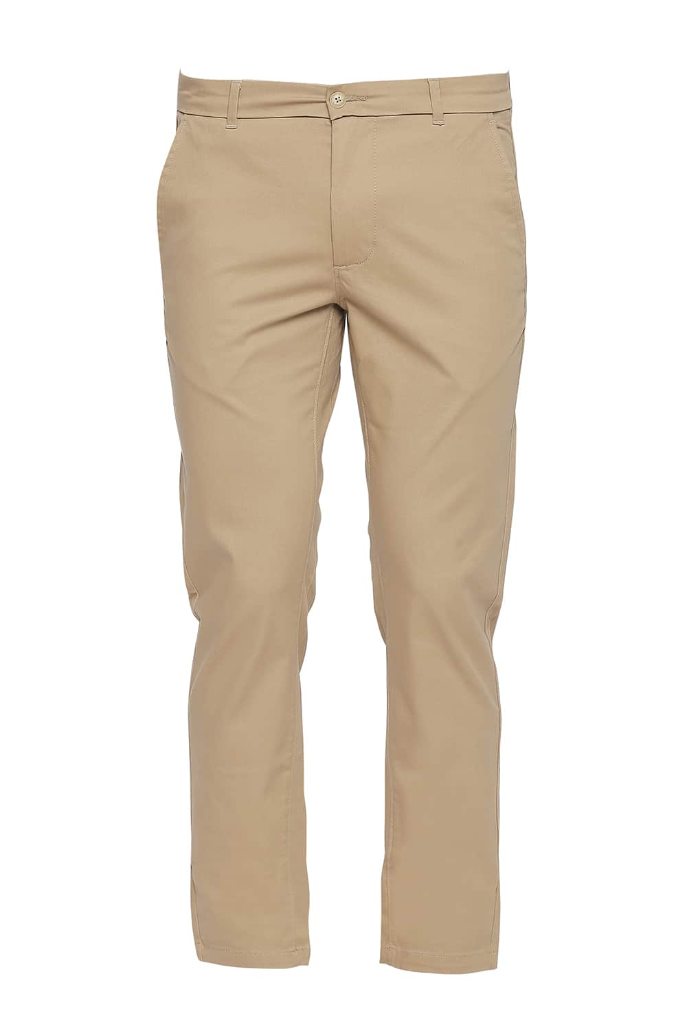 BASICS TAPERED FIT STRETCH TROUSER