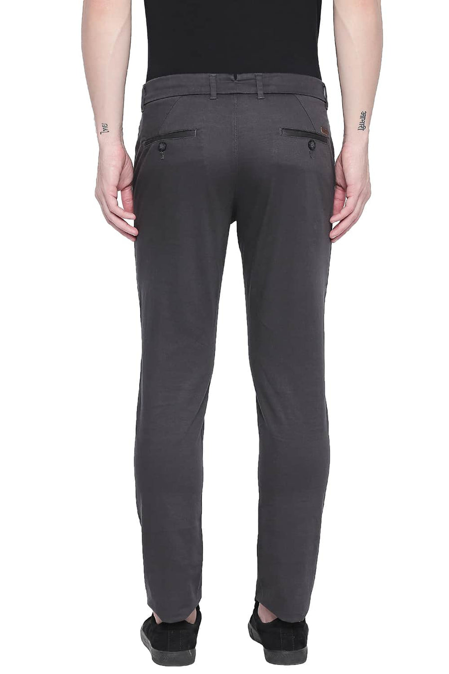 BASICS TAPERED FIT CASTLEROCK STRETCH TROUSER