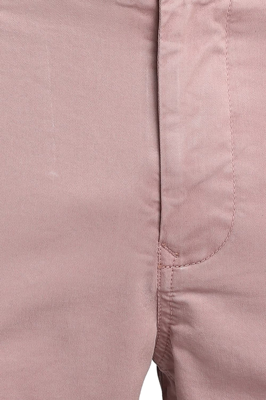 BASICS TAPERED FIT ASH ROSE OVER DYED TROUSER