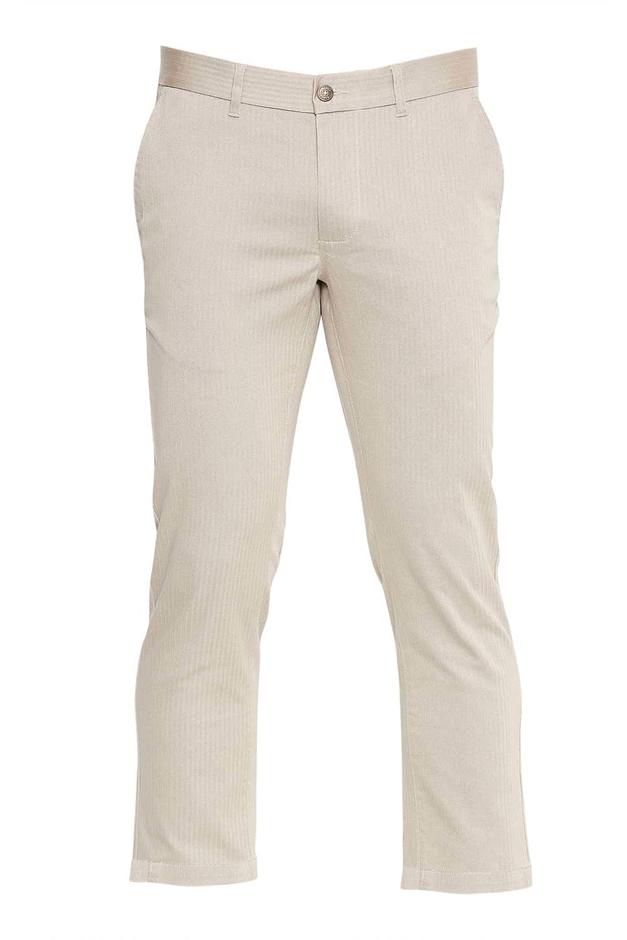 BASICS TAPERED FIT TIGERS EYE PRINTED STRETCH TROUSER