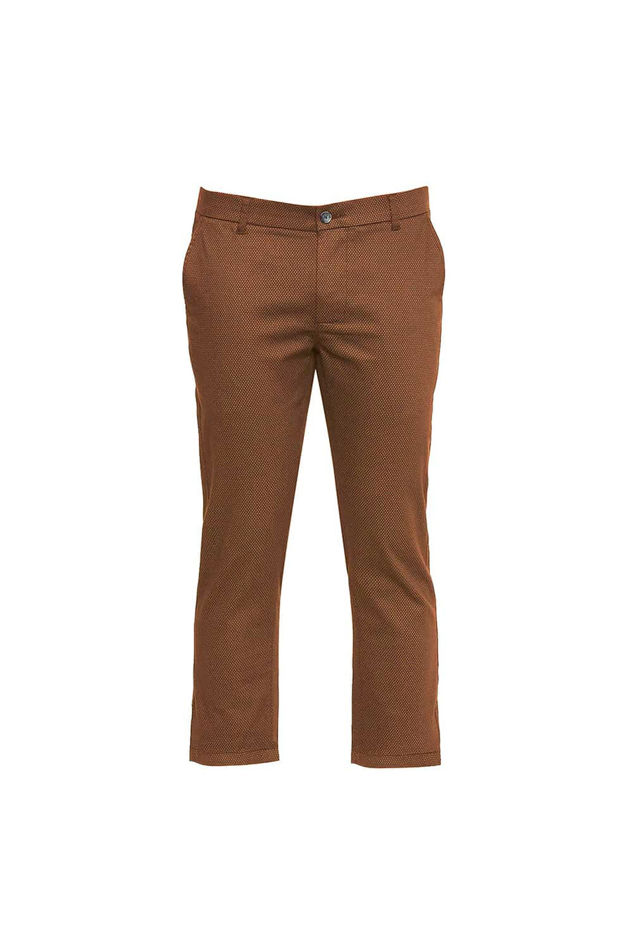 BASICS TAPERED FIT DACHSHUND PRINTED STRETCH TROUSER