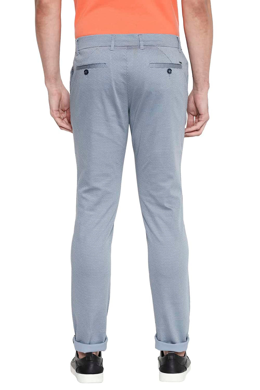 BASICS TAPERED FIT TAPESTRY PRINTED STRETCH TROUSER