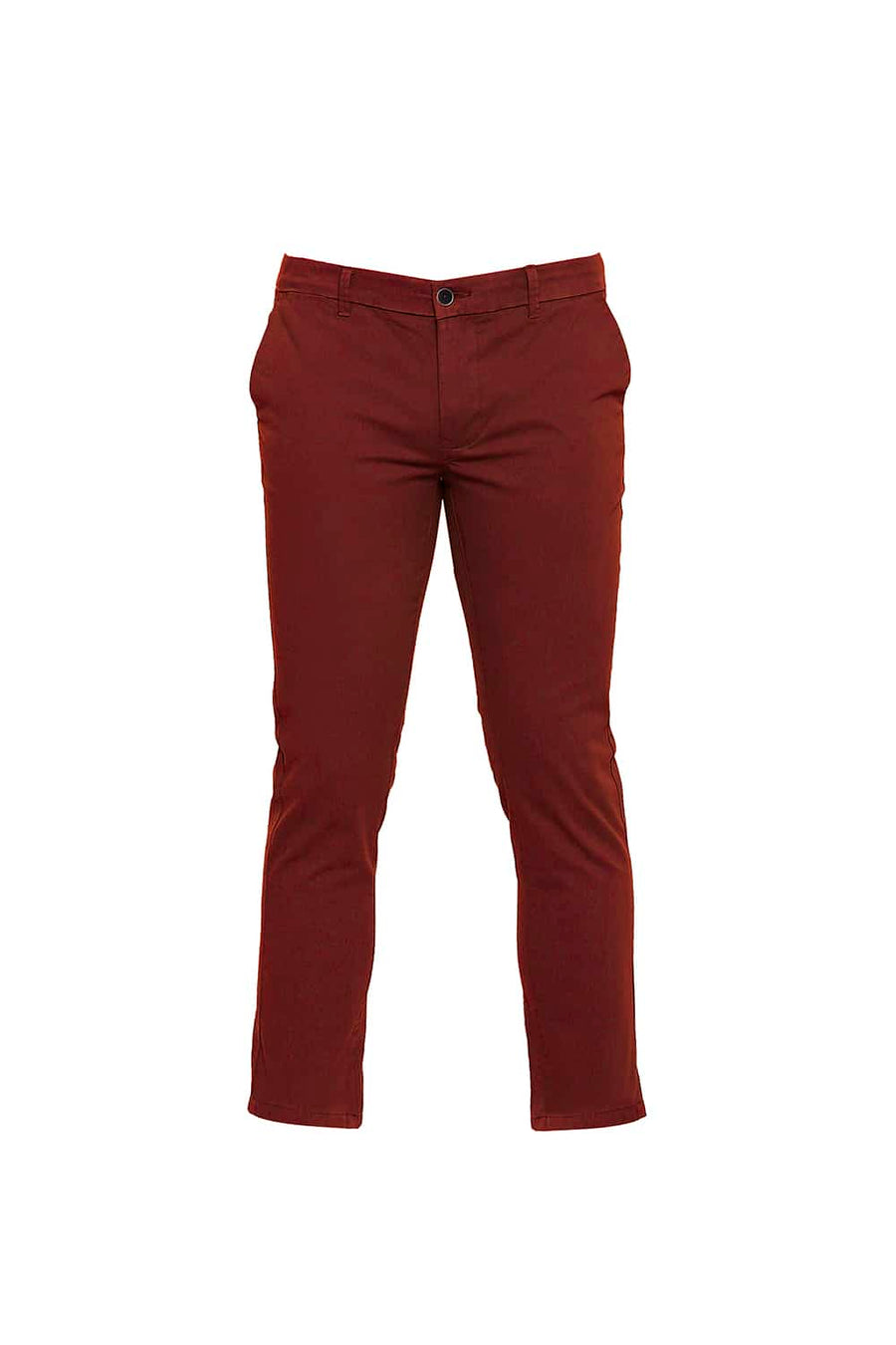 BASICS TAPERED FIT SABLE DYED STRETCH TROUSER