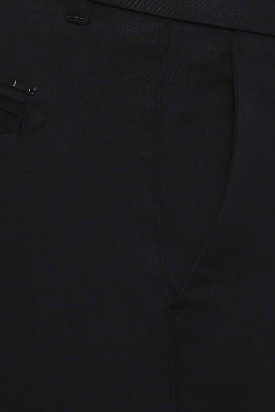 BASICS TAPERED FIT JET SET DYED STRETCH TROUSER
