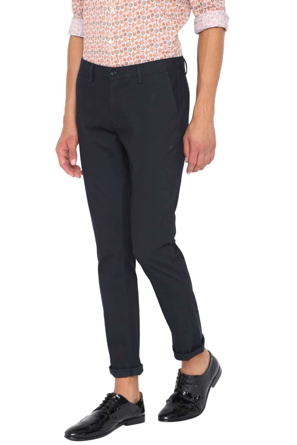 BASICS TAPERED FIT STRETCH TROUSER