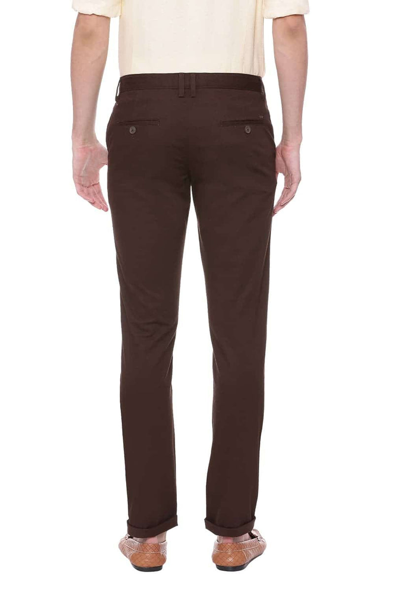 BASICS TAPERED FIT STRETCH TROUSER