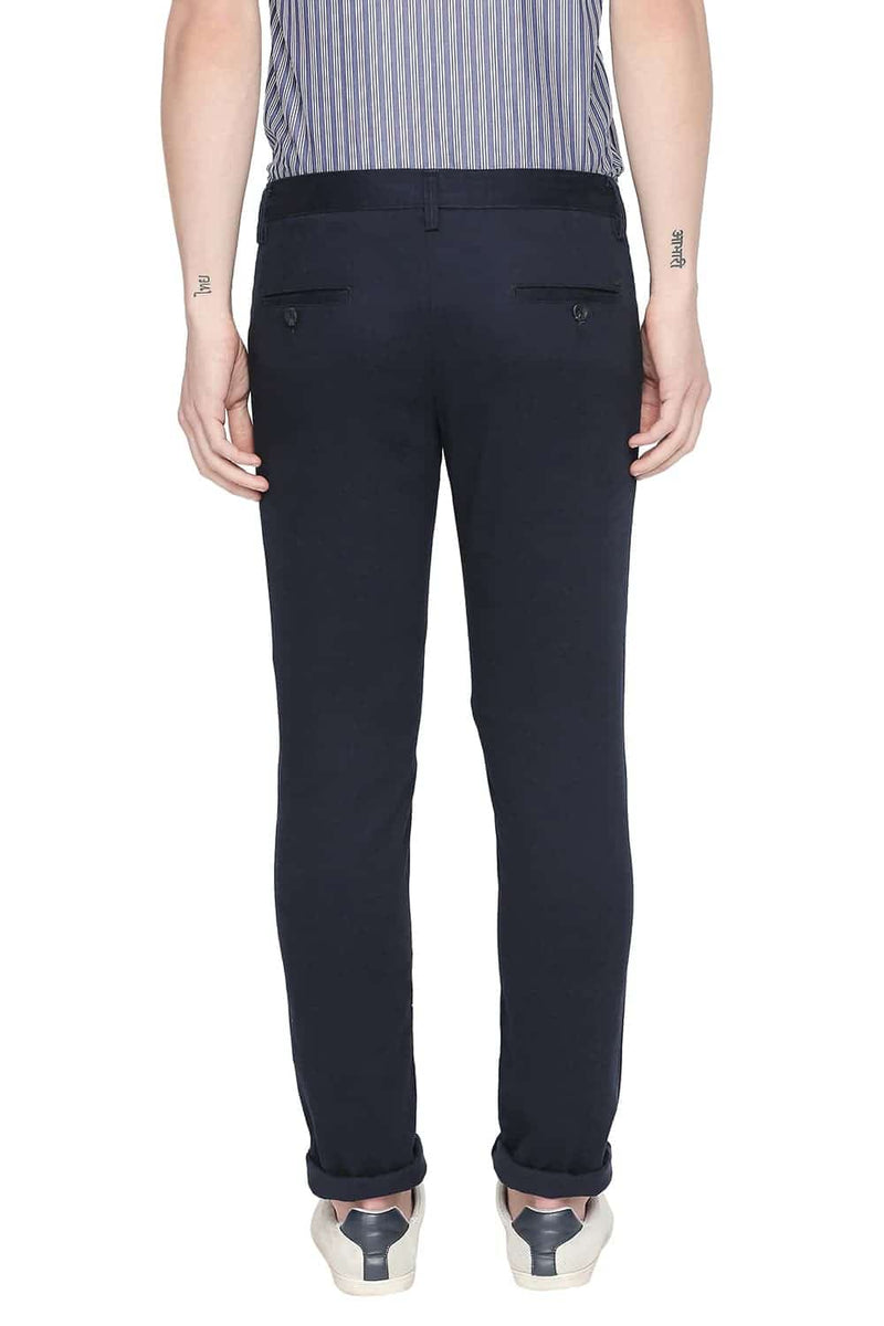 BASICS TAPERED FIT STRETCH TROUSER