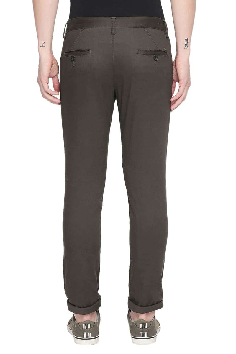 BASICS TAPERED FIT STRETCH TROUSER