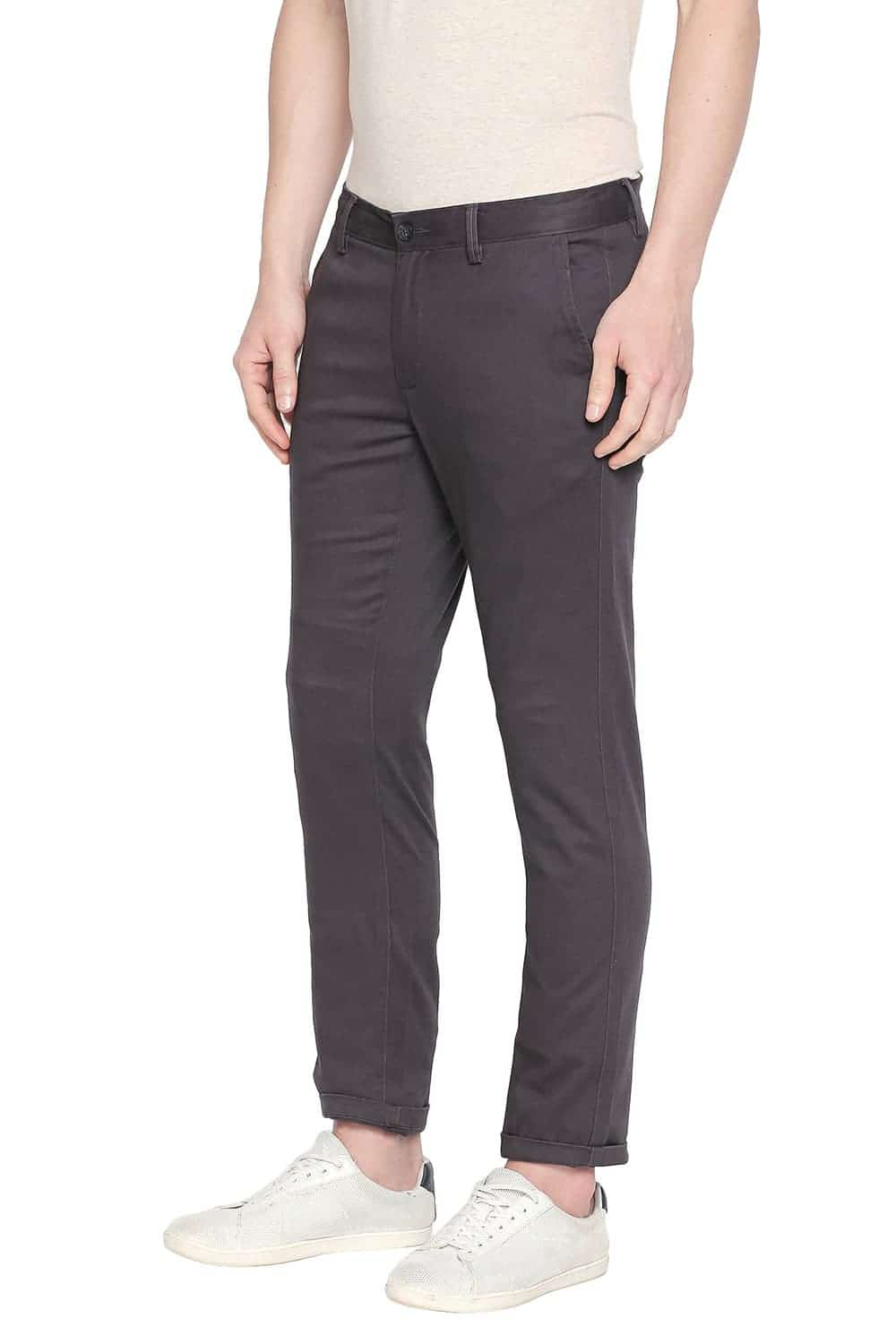 BASICS TAPERED FIT STRETCH TROUSER