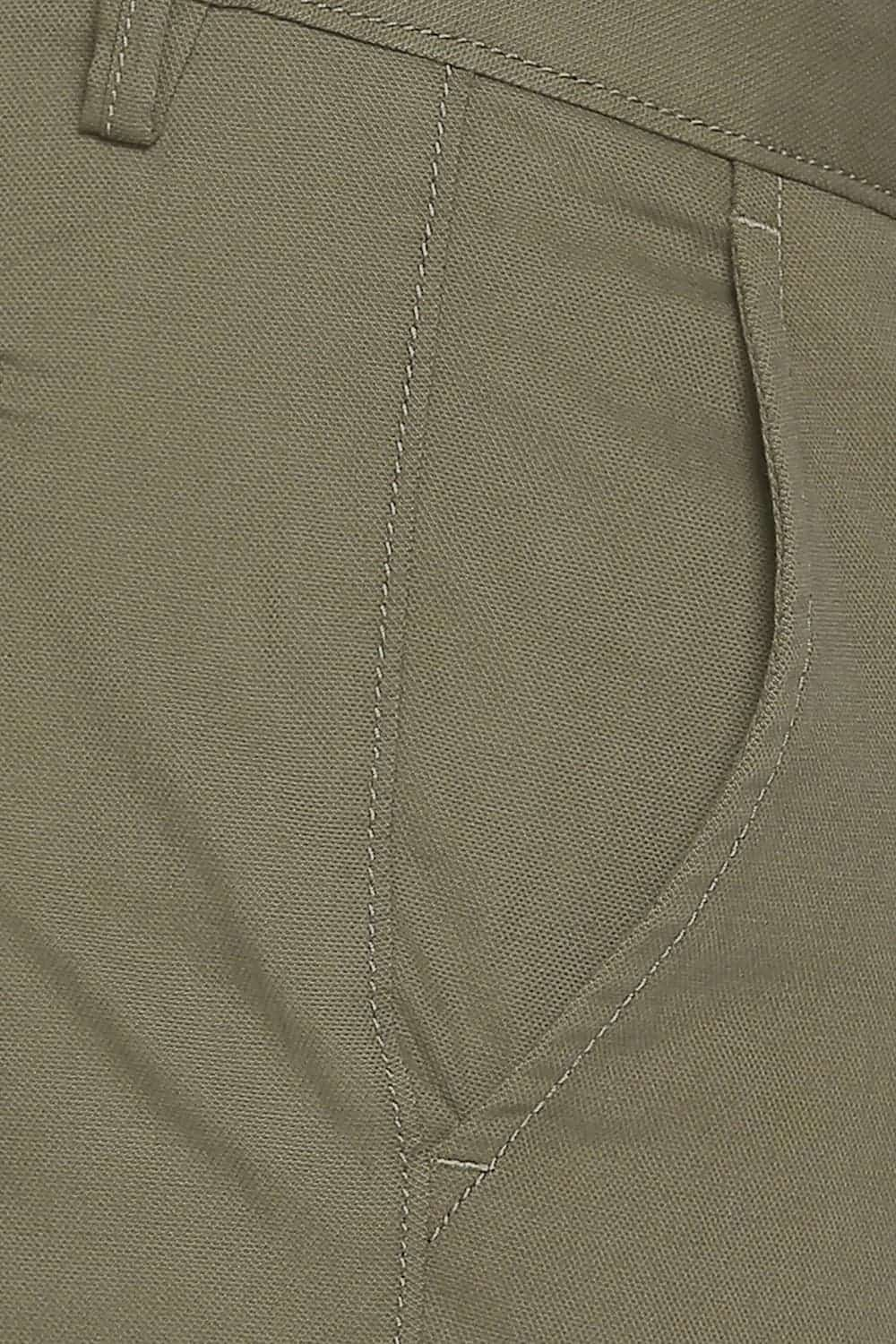 BASICS TAPERED FIT STRETCH TROUSER