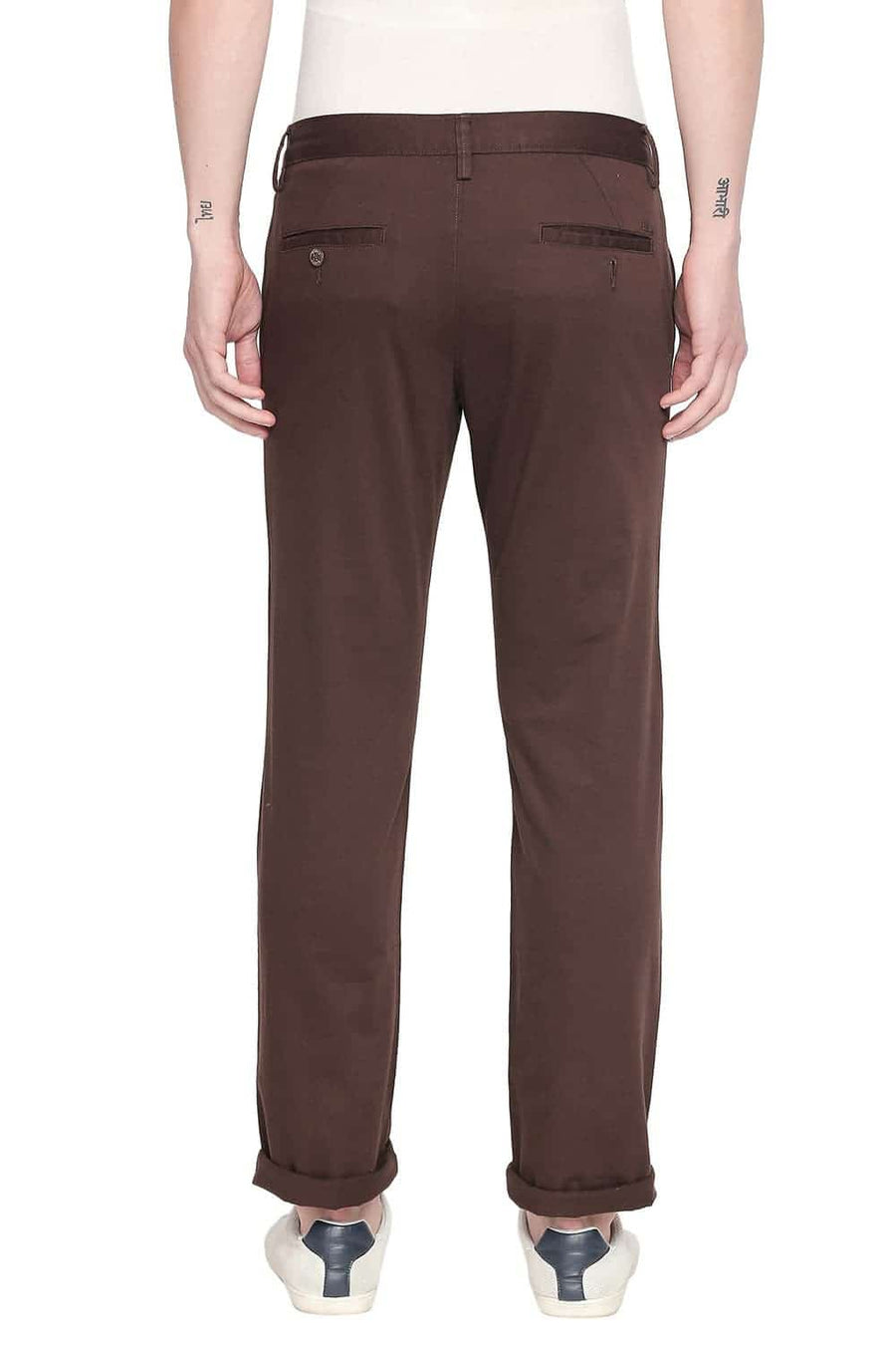 BASICS TAPERED FIT DELICIOSO STRETCH TROUSER