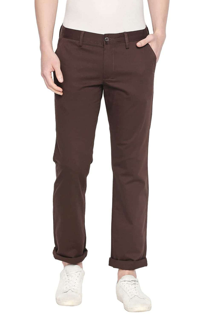 BASICS TAPERED FIT DELICIOSO STRETCH TROUSER