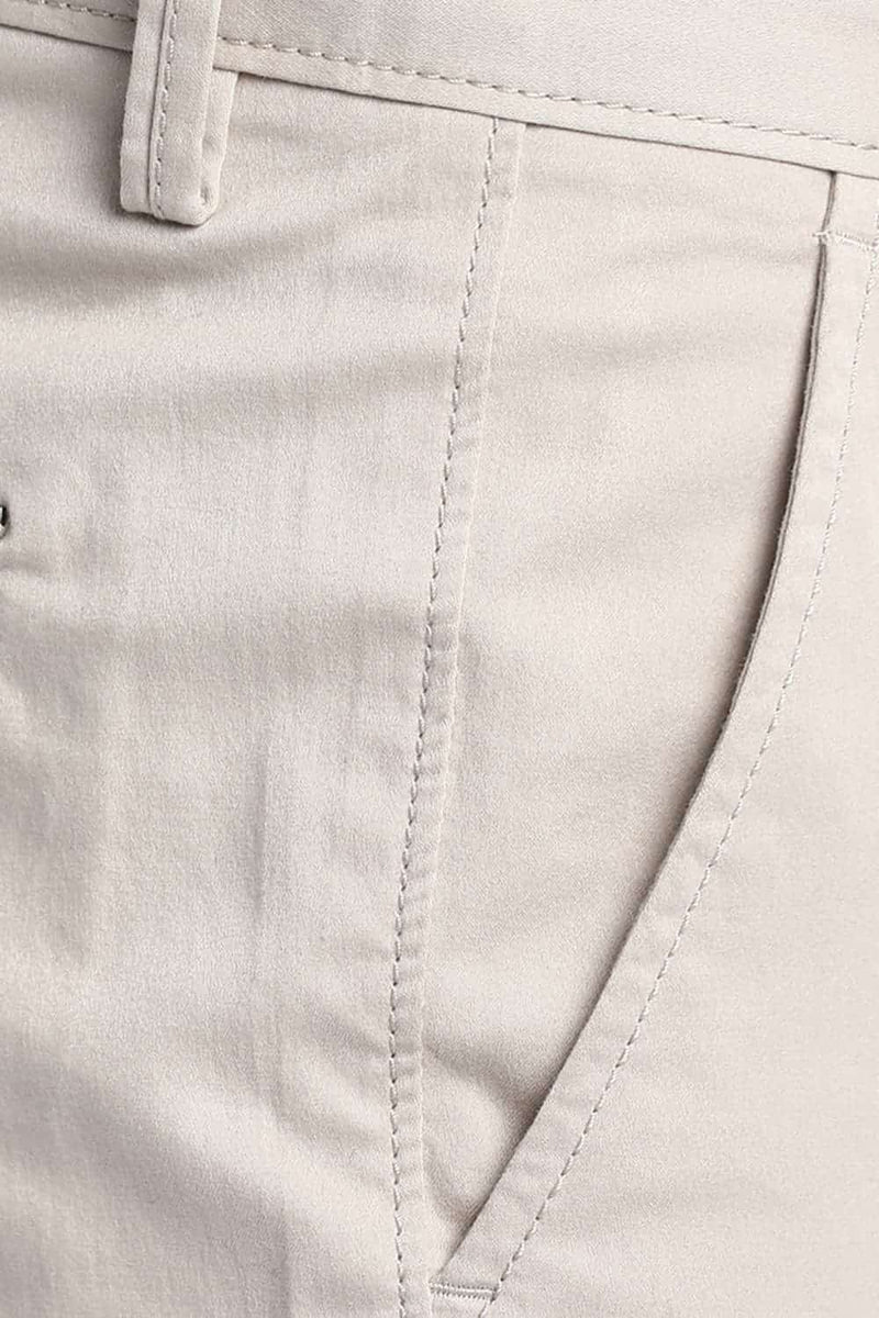 BASICS TAPERED FIT STRETCH TROUSER