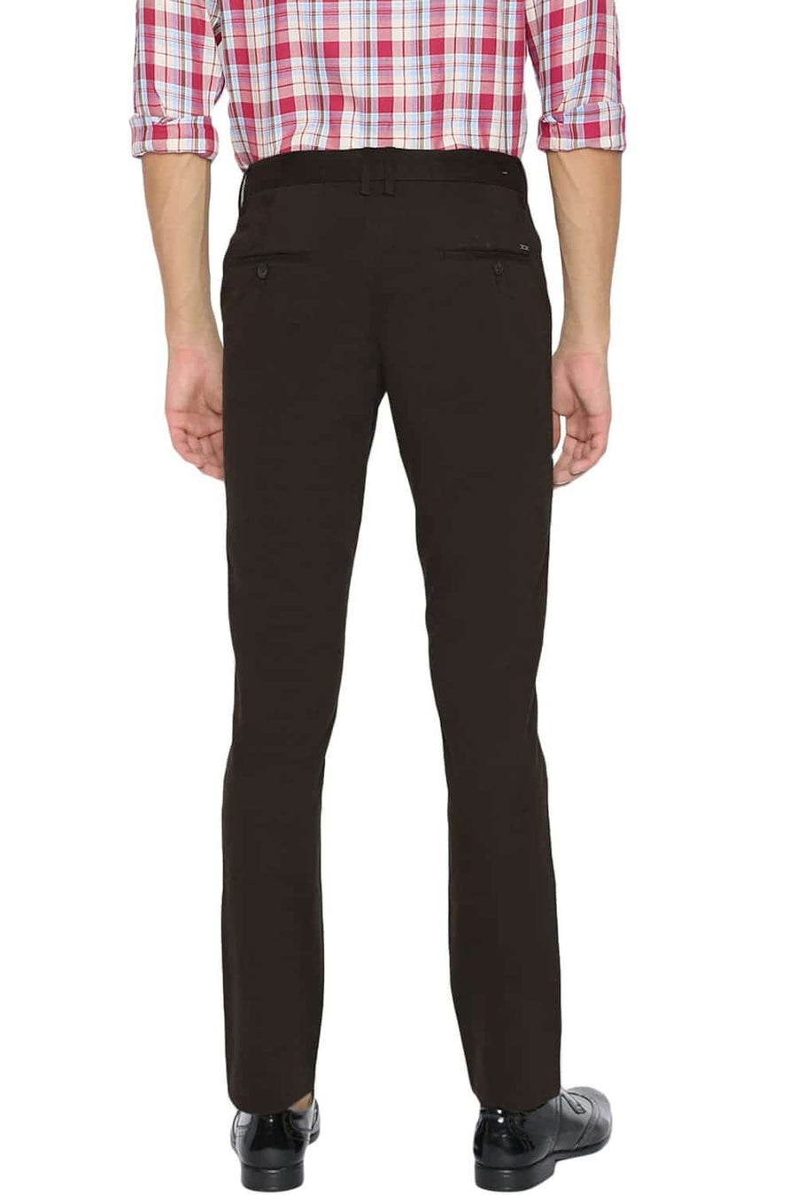 BASICS TAPERED FIT DEMITASSE STRETCH TROUSER