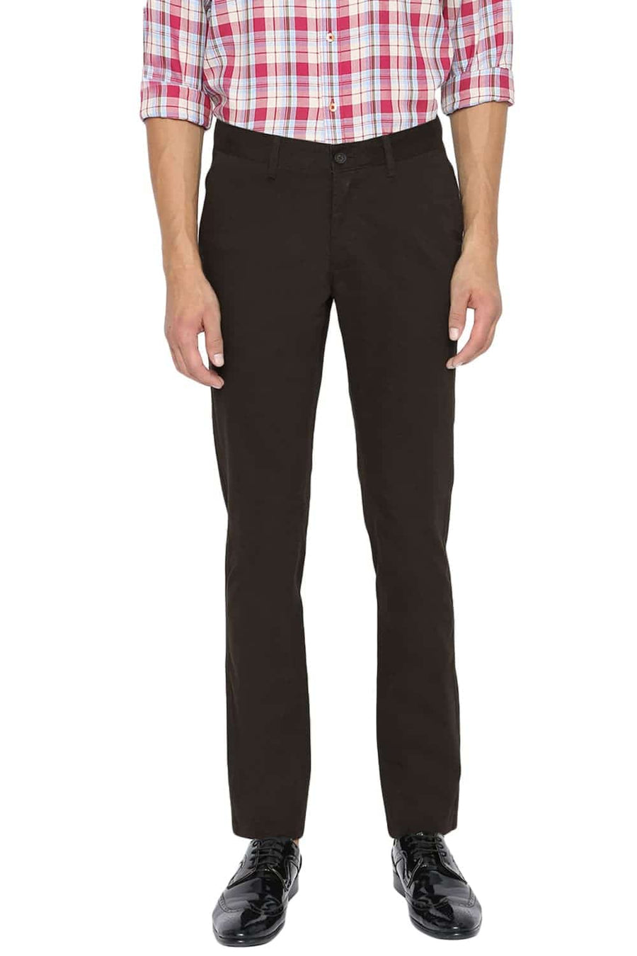 BASICS TAPERED FIT DEMITASSE STRETCH TROUSER
