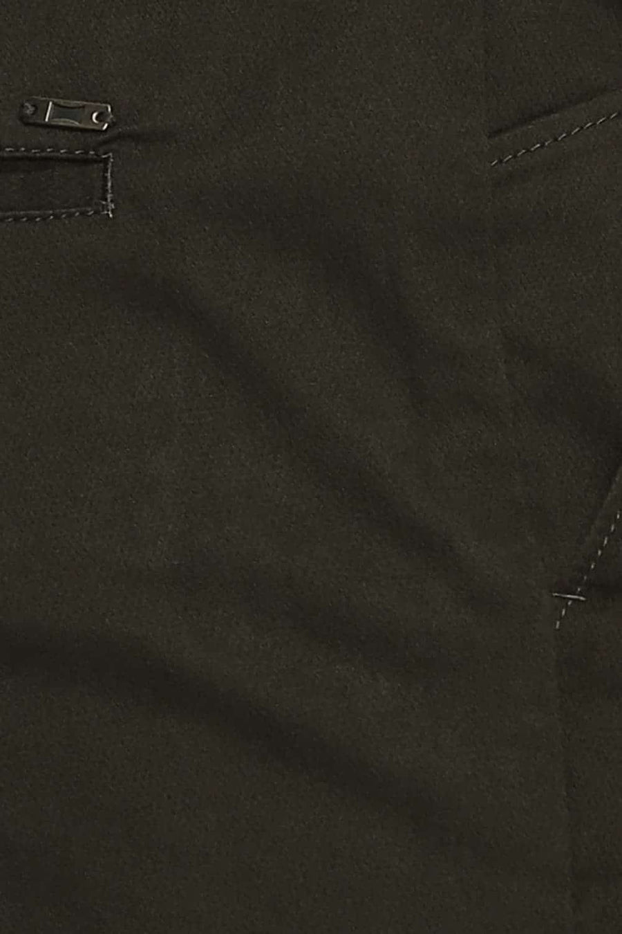 BASICS TAPERED FIT FOREST NIGHT STRETCH TROUSER